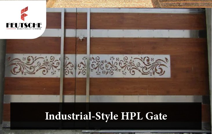 Industrial-Style HPL Gate