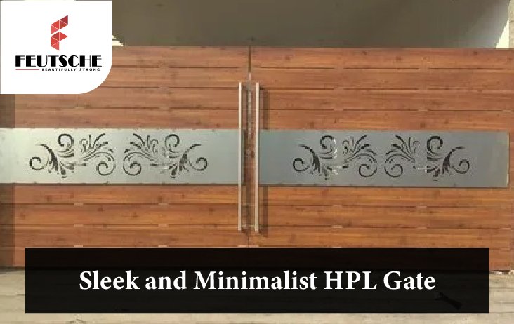 Sleek and Minimalist HPL Gate